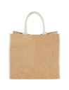 Bolsa Tote de yute con bordes contrastados Personalizado 6120182 - Imagen 11