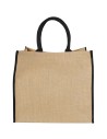 Bolsa Tote de yute con bordes contrastados Personalizado 6120182 - Imagen 16