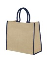 Bolsa Tote de yute con bordes contrastados Personalizado 6120182 - Imagen 18