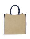 Bolsa Tote de yute con bordes contrastados Personalizado 6120182 - Imagen 20