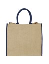 Bolsa Tote de yute con bordes contrastados Personalizado 6120182 - Imagen 21