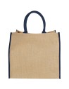 Bolsa Tote de yute con bordes contrastados Personalizado 6120182 - Imagen 22