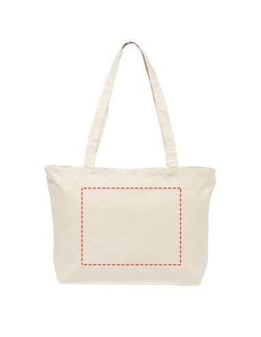 Bolsa Tote de algodón 320 g/m² con cremallera...