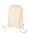 Mochila de cuerdas de algodón orgánico de 100 g/m² 5L Personalizado 6120490 - Imagen 1
