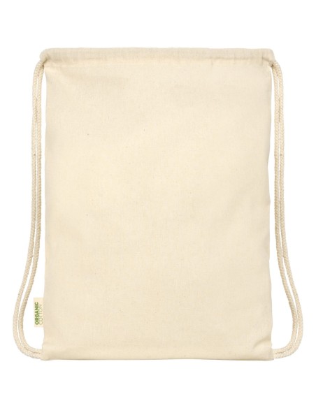 Mochila de cuerdas de algodón orgánico de 100 g/m² 5L Personalizado 6120490