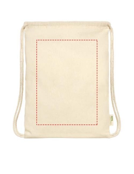 Mochila de cuerdas de algodón orgánico de 100 g/m² 5L Personalizado 6120490