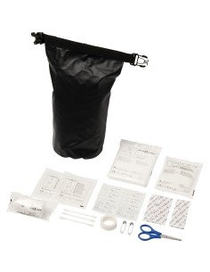 Bolsa impermeable con 30 elementos de primeros auxilios...