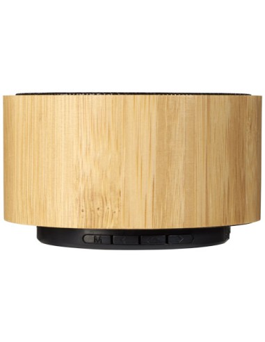 Altavoz Bluetooth® de bambú Personalizado 6124100