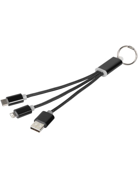 Cable de carga 3 en 1 con llavero Personalizado 6134961