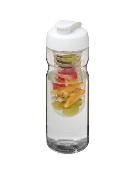 H2O Active® Base Bidón deportivo e infusor con Tapa Flip de 650 ml Personalizado 6210046