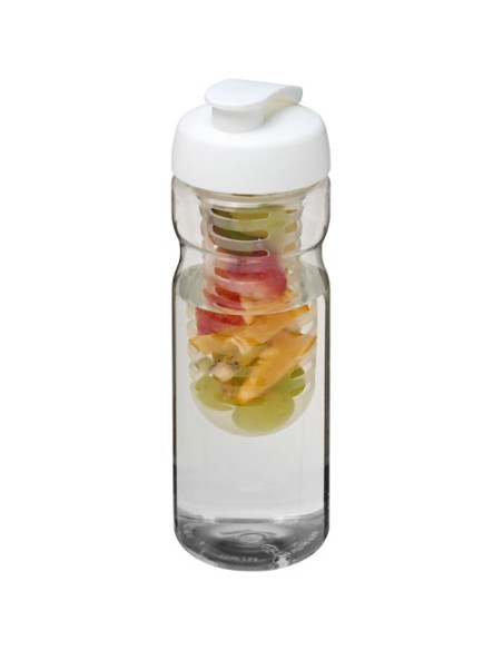 H2O Active® Base Bidón deportivo e infusor con Tapa Flip de 650 ml Personalizado 6210046