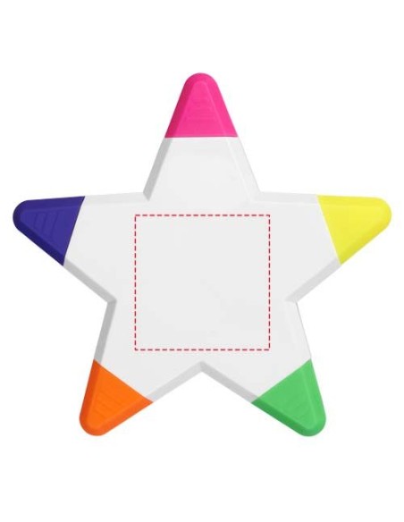 Marcador fluorescente estrella Personalizada 6210363