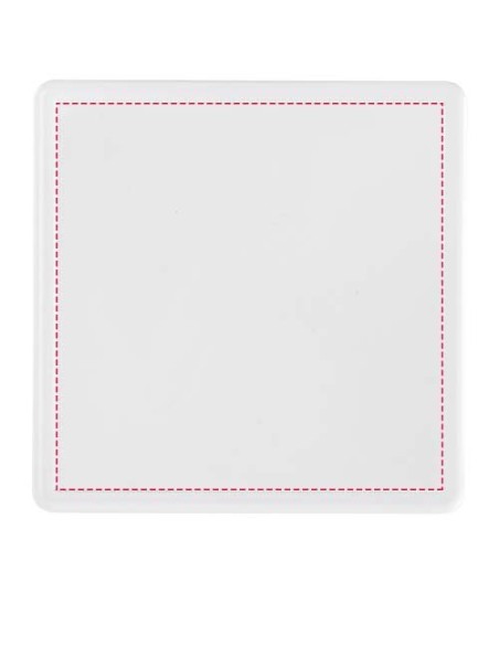 Posavasos de plástico cuadrado con papel insertado Personalizado 6210513
