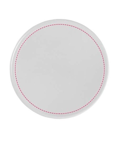 Posavasos de plástico redondo Ellison con papel...