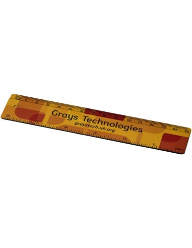 Regla de 15 cm de plástico 100 % reciclado Personalizado 6210534