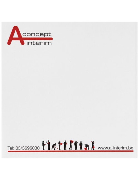 Notas adhesivas de 75x75 Sticky-Mate® Personalizado 621093