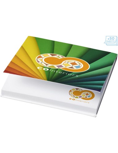 Sticky-Mate® Notas adhesivas de 75x75mm con tapa blanda Personalizada 621098