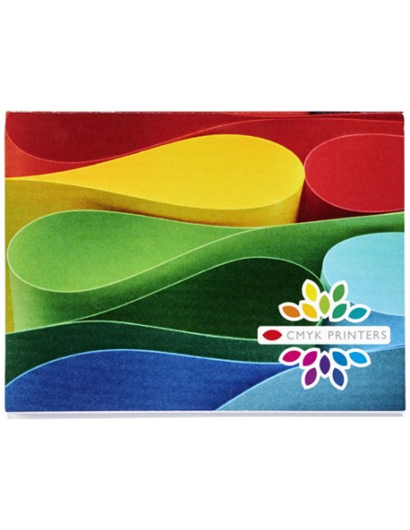 Notas adhesivas de 100x75mm con tapa blanda Sticky-Mate® Personalizada 621099