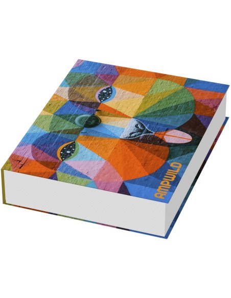 Set de marcapáginas con notas Combi de tapa dura Personalizada 621240