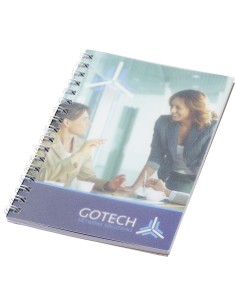Libreta A6 Desk-Mate con espiral y cubierta de PP personalizada