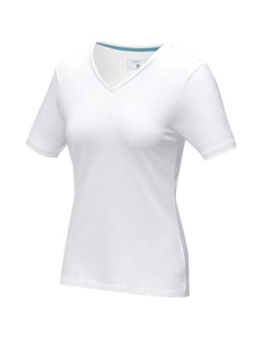 Camiseta orgánica de manga corta para mujer Personalizado 638017