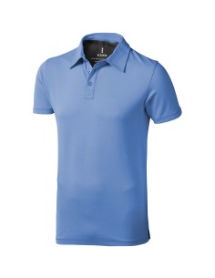 Polo de manga corta elástico para hombre Personalizado...