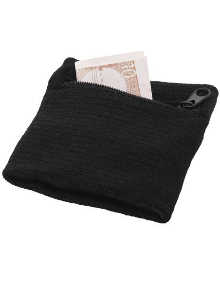 Muñequera absorbente con bolsillo cremallera Personalizada 6548857