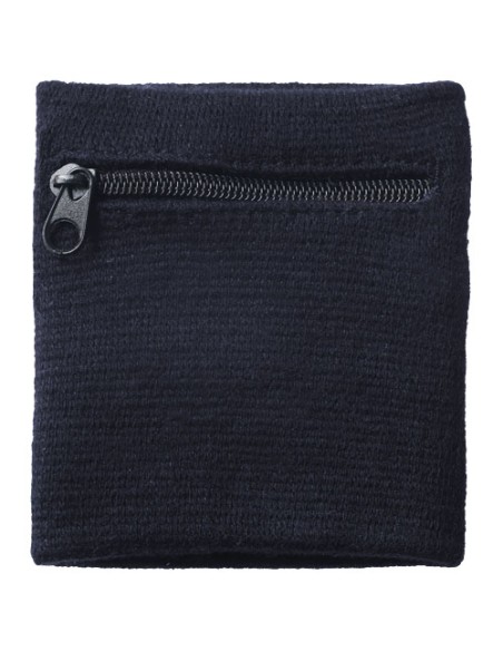 Muñequera absorbente con bolsillo cremallera Personalizada 6548857