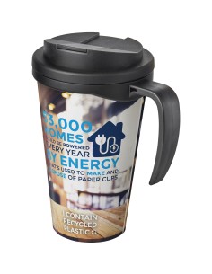 Brite-Americano® Taza de 350 ml con tapa antigoteo...