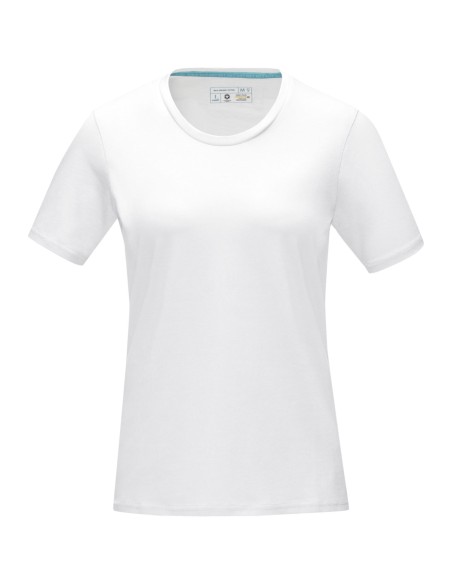 Camiseta orgánica de manga corta para mujer Personalizado 637507