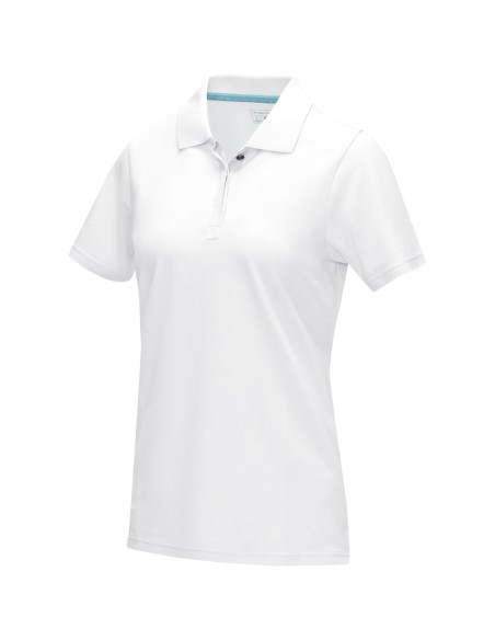 Polo orgánico de manga corta para mujer Personalizado 637509