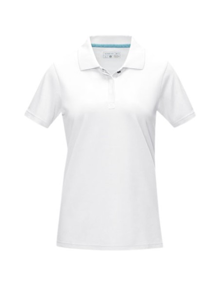 Polo orgánico de manga corta para mujer Personalizado 637509