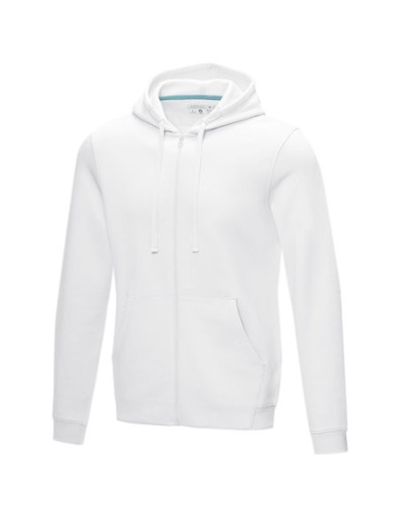 Sudadera con capucha y cremallera completa de orgánico para hombre Personalizado 637510