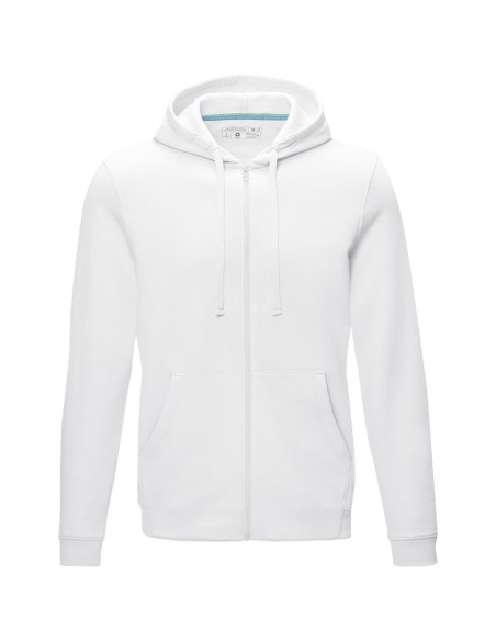 Sudadera con capucha y cremallera completa de orgánico para hombre Personalizado 637510