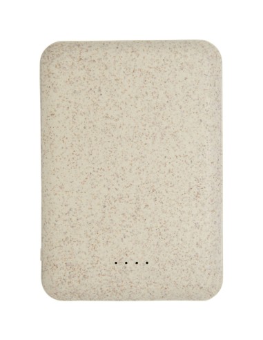 Batería externa de 5000 mAh de paja de trigo...