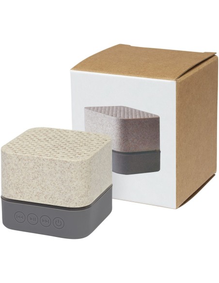 Altavoz Bluetooth® de paja de trigo Personalizado 6124139