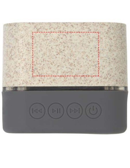 Altavoz Bluetooth® de paja de trigo Personalizado 6124139