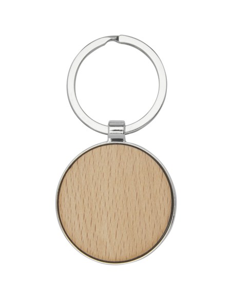 Llavero redondo de madera de haya Personalizada 6118123