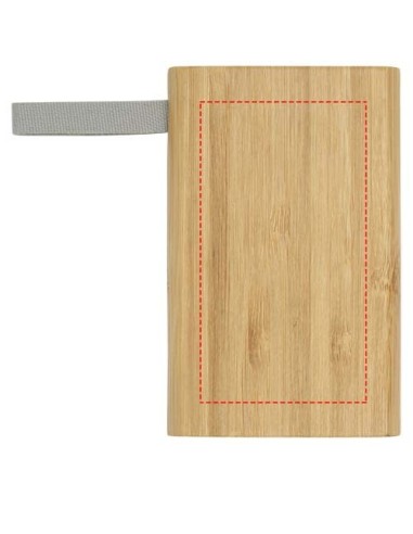 Batería externa de 5000 mAh de bambú...