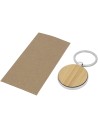 Llavero redondo de bambú Personalizado 6118125 - Imagen 3