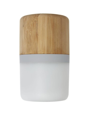 Altavoz de bambú con Bluetooth® y luz...