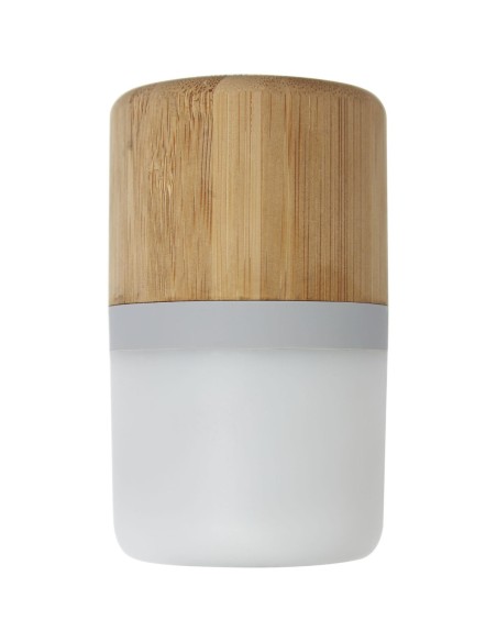 Altavoz de bambú con Bluetooth® y luz Personalizado 6124151