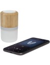 Altavoz de bambú con Bluetooth® y luz Personalizado 6124151 - Imagen 5