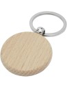 Llavero redondo de madera de haya Personalizada 6118120 - Imagen 1