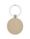 Llavero redondo de madera de haya Personalizada 6118120 - Imagen 2