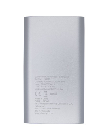 Batería externa inalámbrica de 4000 mAh Personalizado 6124172