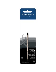 Waterman recambio de bolígrafo (tinta negra)...