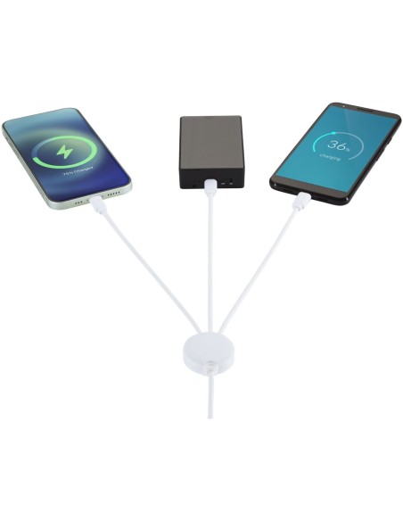 Cable de carga 5 en 1 con aditivo antibacteriano Personalizado 6124184