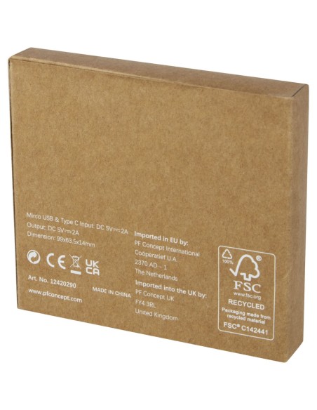 Batería externa de plástico reciclado de 5000 mAh Personalizado 6124202