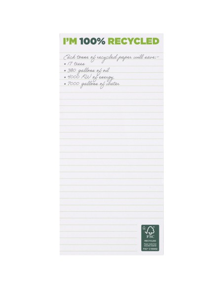 Libreta 1/3 A4 de papel reciclado Personalizado 621284